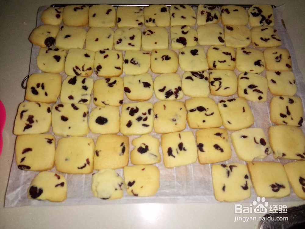 蔓越莓饼干的做法——烘焙新手成功率极高