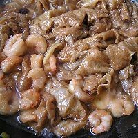 虾仁独面筋的制作方法