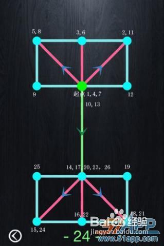 《一笔画》图文攻略121-124关
