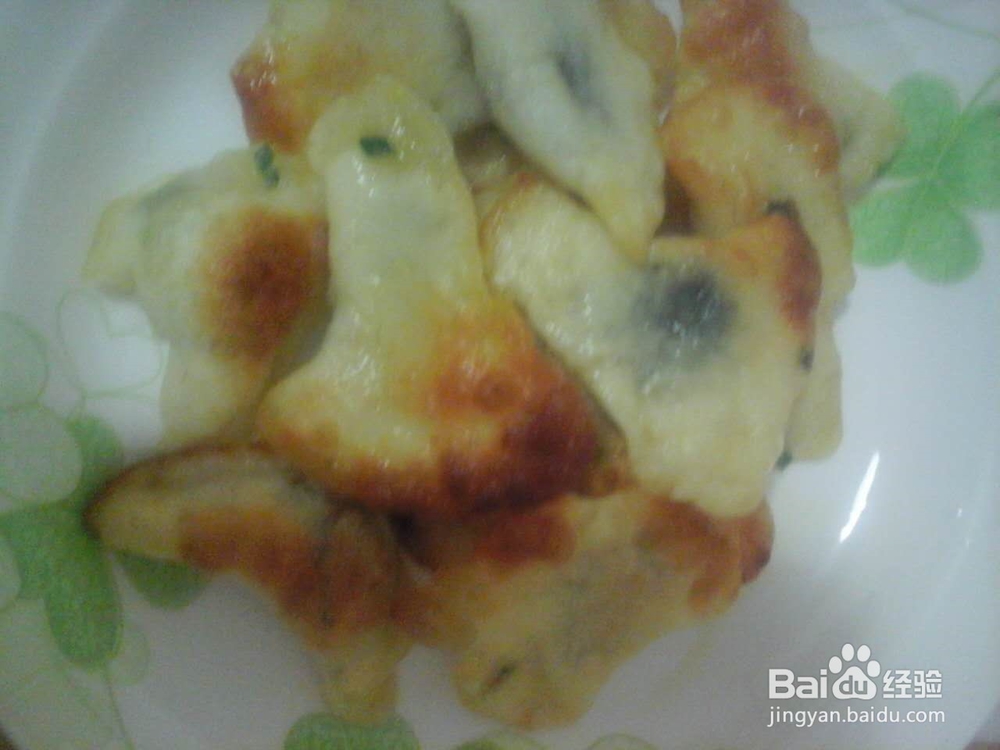 蝴蝶韭菜煎饺--没有擀面杖做煎饺