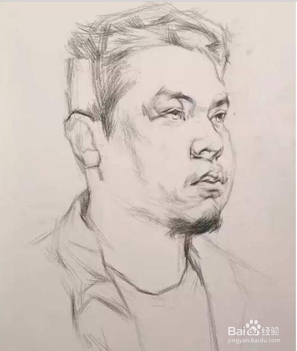 素描头像怎么画