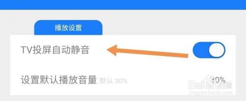 无极影院如何关闭TV投屏关闭自动静音?