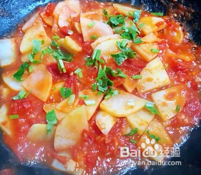 土豆炒西红柿