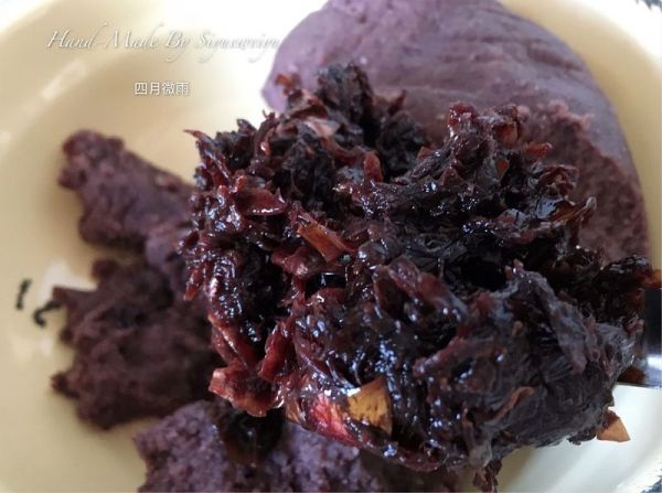 麻薯玫瑰豆沙酥