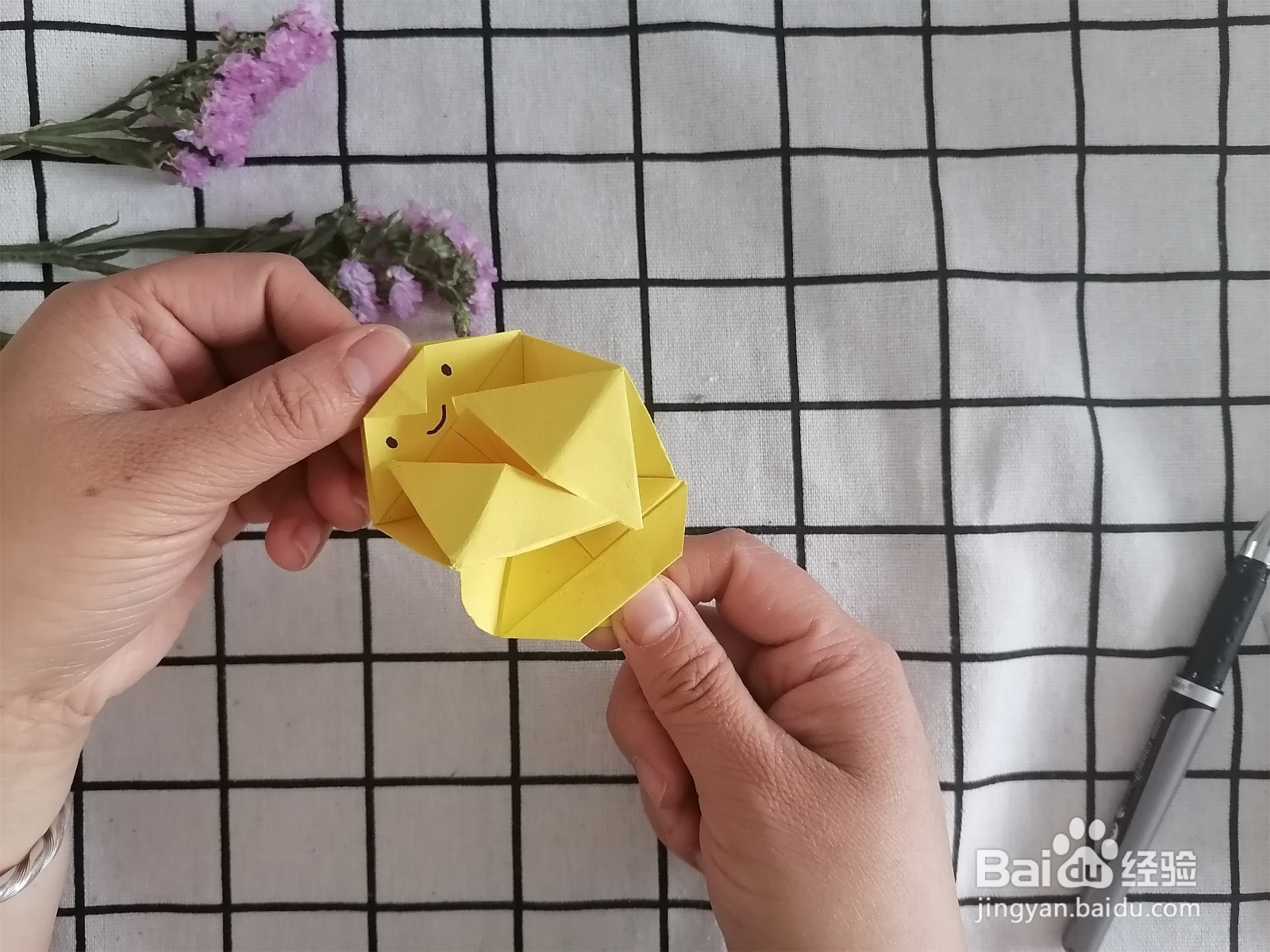 鼓掌小企鹅手工折纸