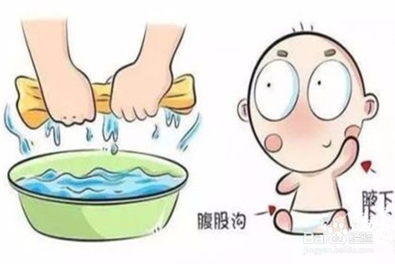 湿毛巾退烧的正确方法