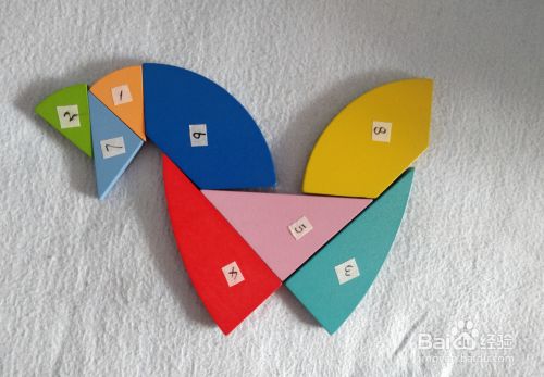 用蛋形九巧板怎么拼一只鸡妈妈(老母鸡)?