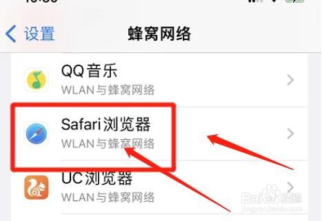 Safari浏览器在哪里开启网络权限