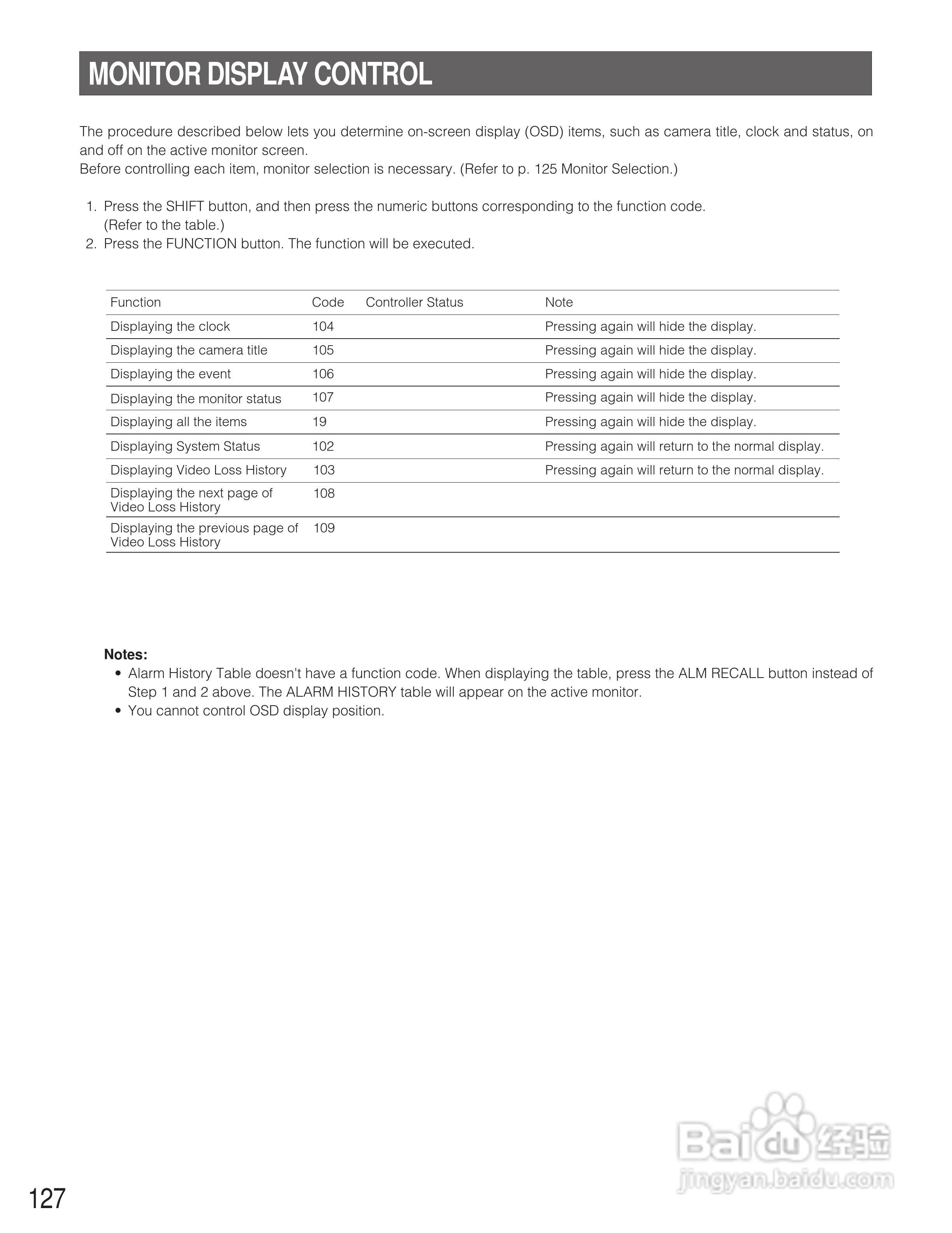 松下WJ-SX150A矩阵切换器使用说明书:[13]