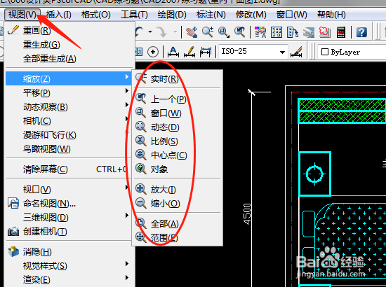 怎样应用CAD的缩放功能