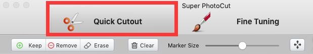 MAC使用Super PhotoCut软件抠图