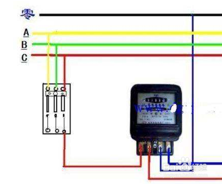 三相電怎麼接三根線頭