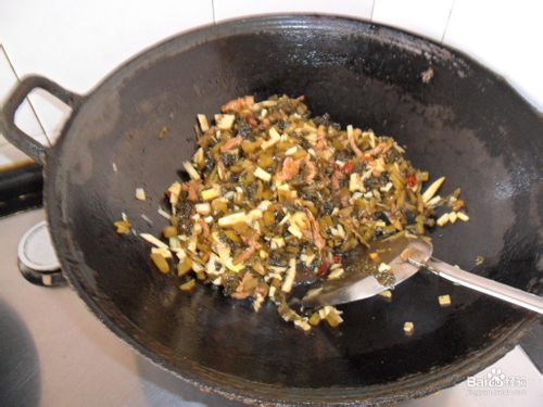 雪菜笋丁炒肉丝