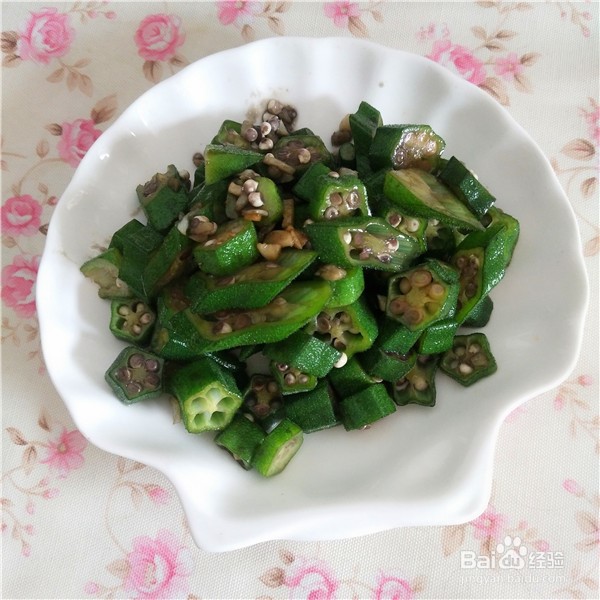 蒜蓉蚝油秋葵的做法
