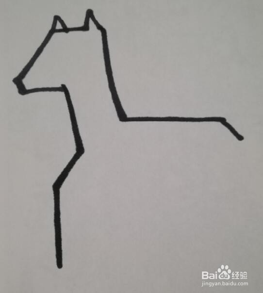 独角兽的画法 独角兽的简笔画