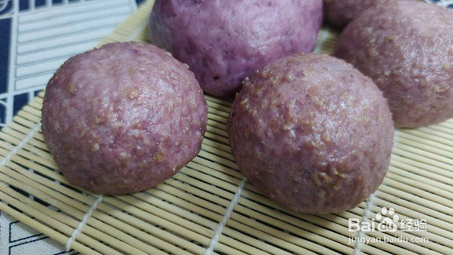 紫薯燕麦馒头的做法