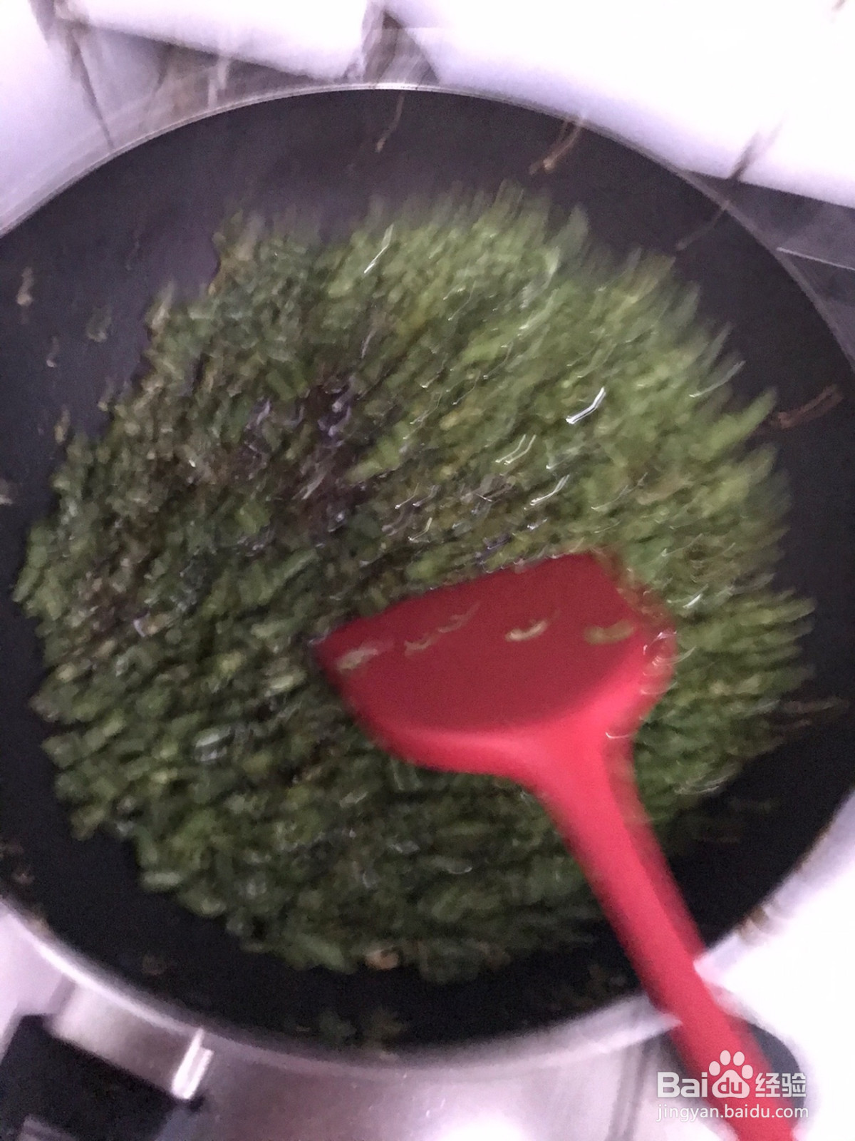 素炒豇豆的做法