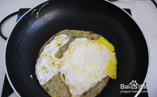 一步步做馋嘴的煎蛋葱油饼