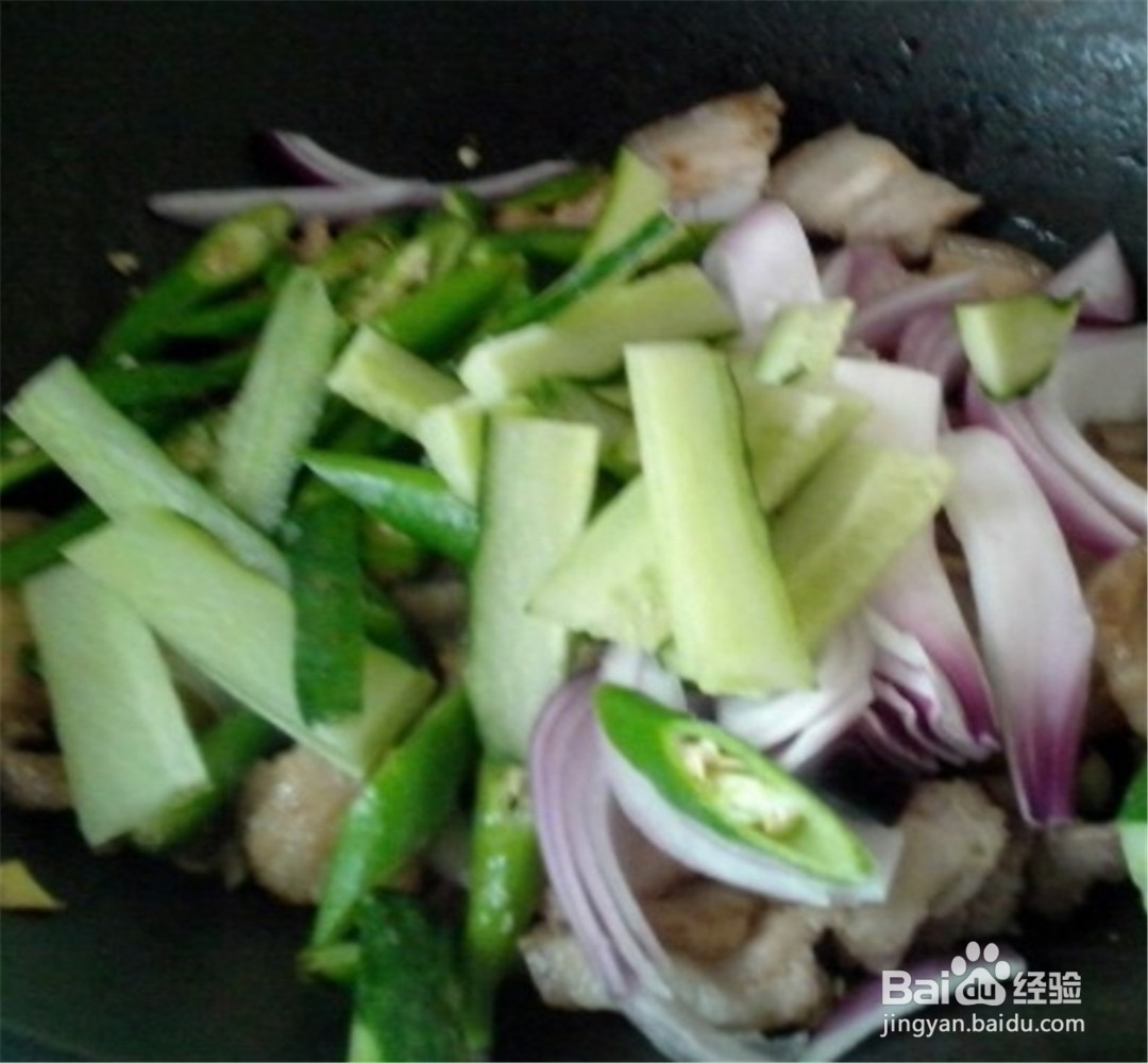 家常小炒—青椒肉片