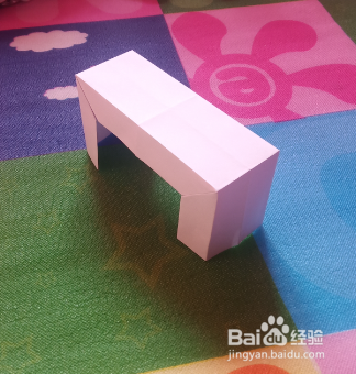 手工折纸之长条桌子的折法