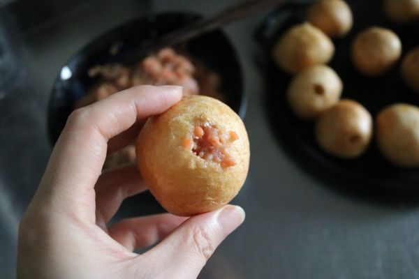 红烧油面筋塞肉