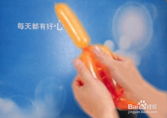 魔术气球教程：[4]三泡结的制作