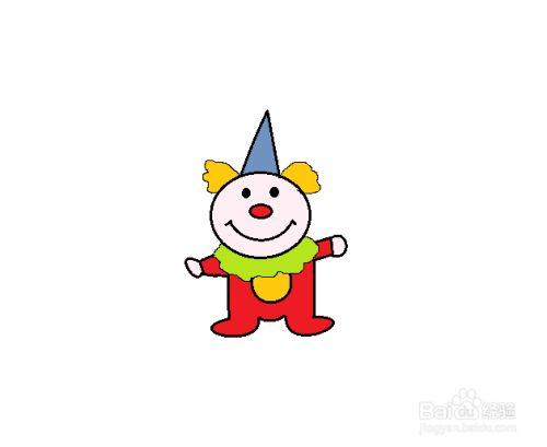 幼儿简笔画小丑怎么画