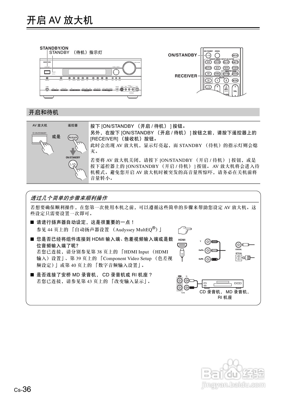 安桥AV放大机TX-SA706型使用说明书:[2]