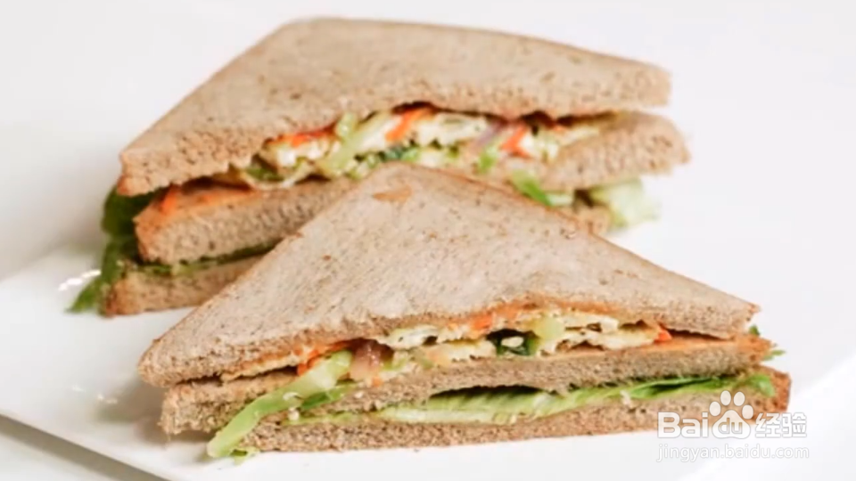蔬菜三明治的做法