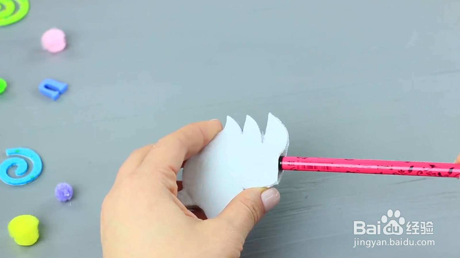 怎么给笔DIY独角兽造型的装饰