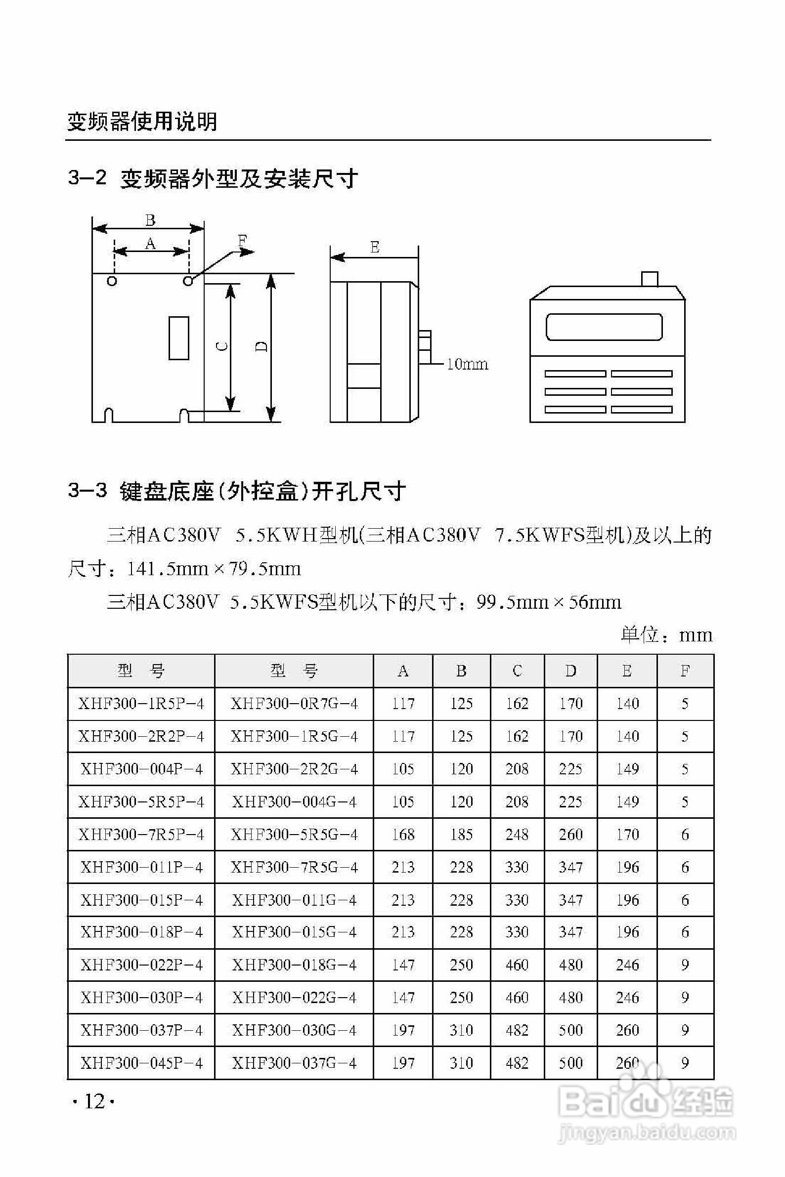 西普XHF300-475变频器使用说明书:[2]