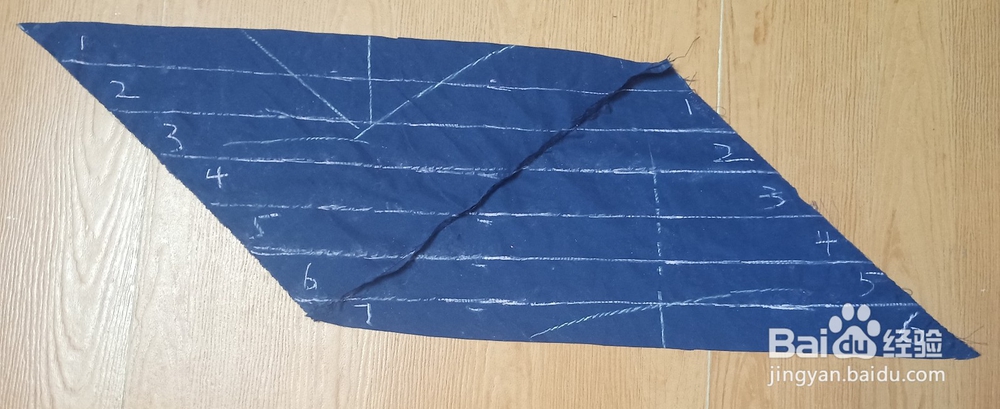 程太太做手工之——如何简单快速裁出45度斜布条