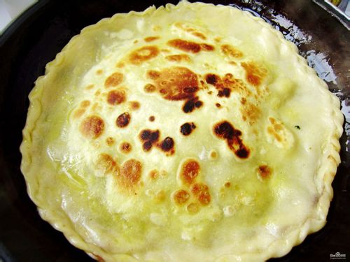 烫面豆沙饼