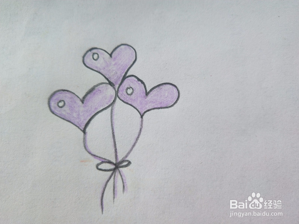 情人节快乐简笔画