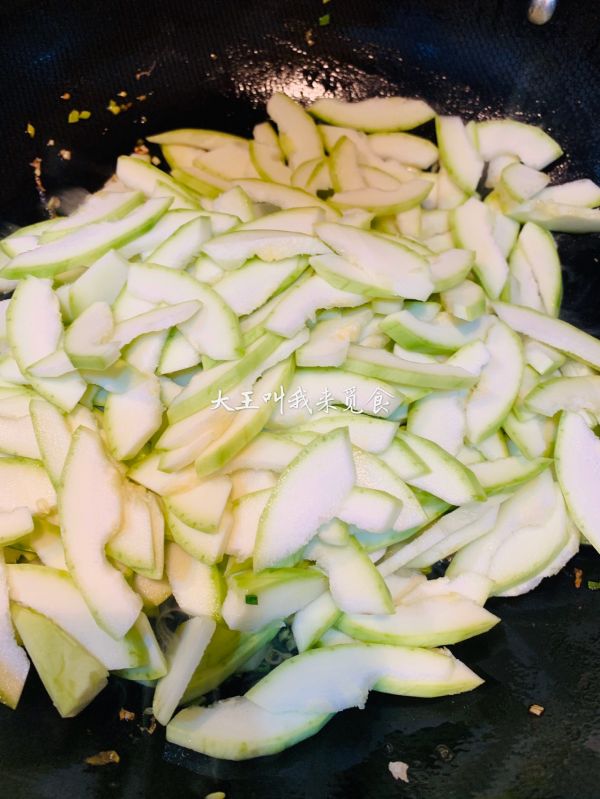 西葫芦肉片木耳饭