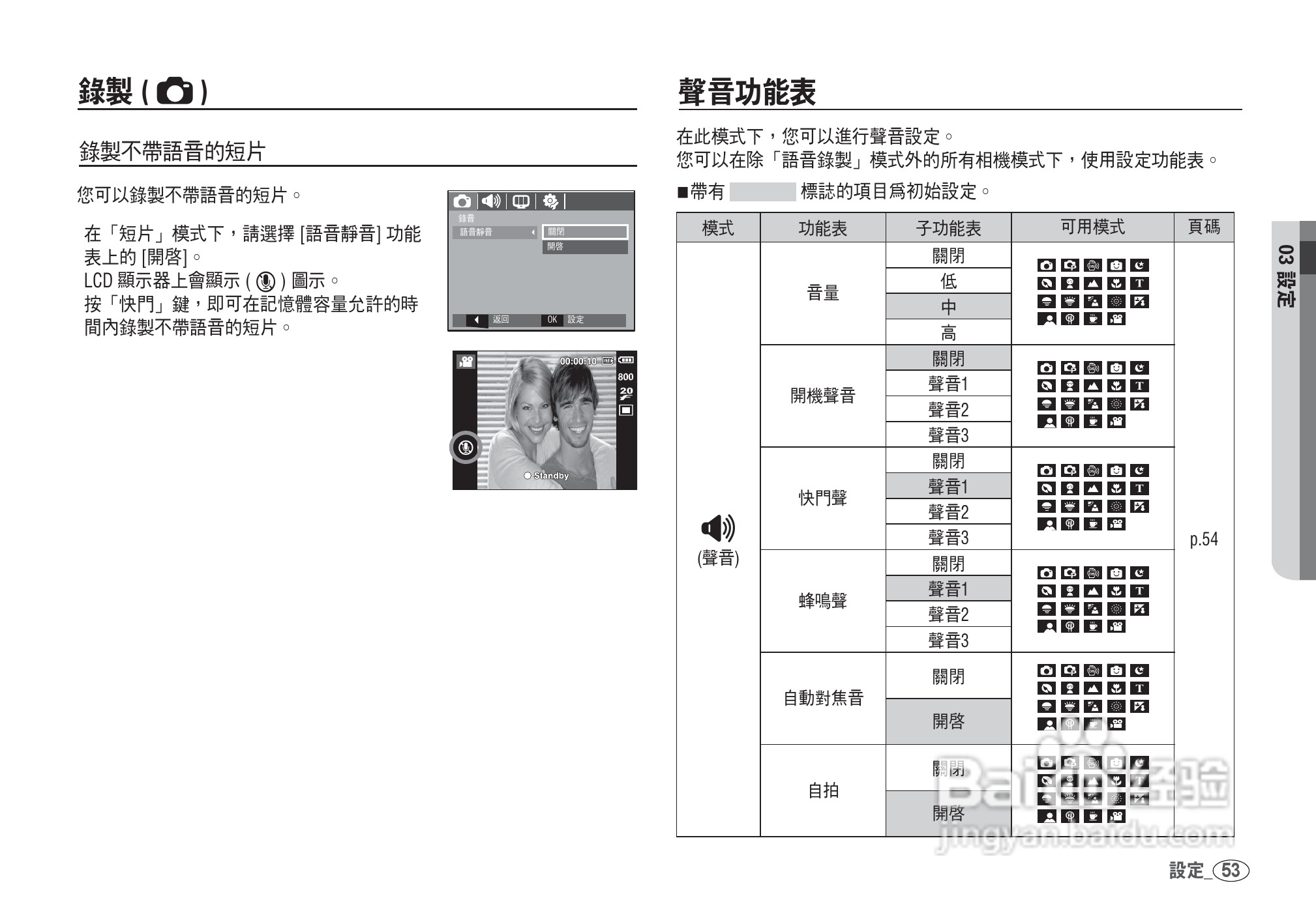 三星I80数码相机使用说明书:[6]