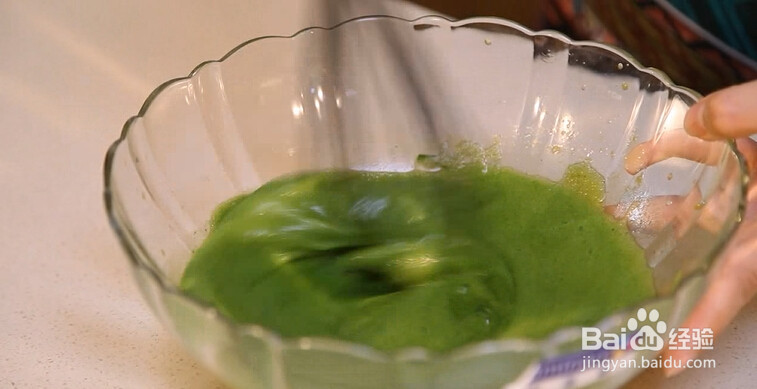 抹茶戚风蛋糕卷的做法