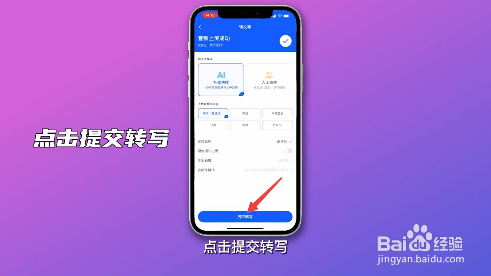 苹果手机录音怎么转换成文字