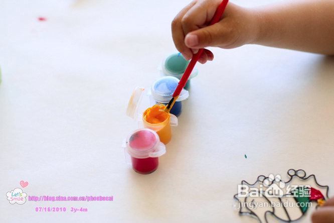 填色琉璃小挂件(亲子小手工)