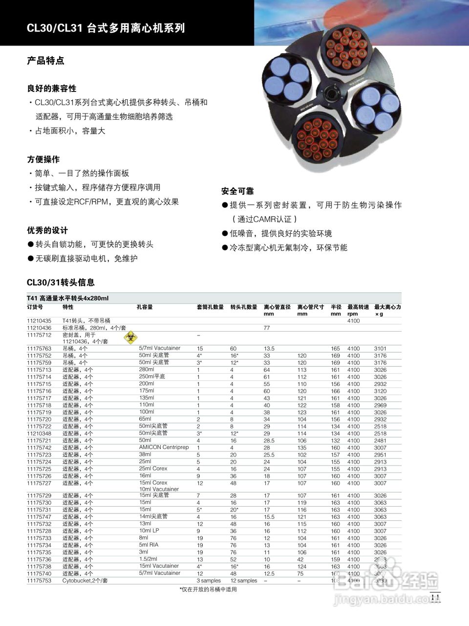 Thermo Micro CL17/21微量台式离心机说明书:[2]