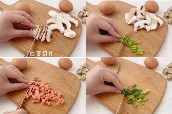 蔬菜虾球鸡蛋杯