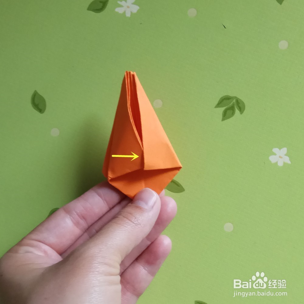 漂亮花朵的折法步骤图 教你怎么折纸玫瑰花