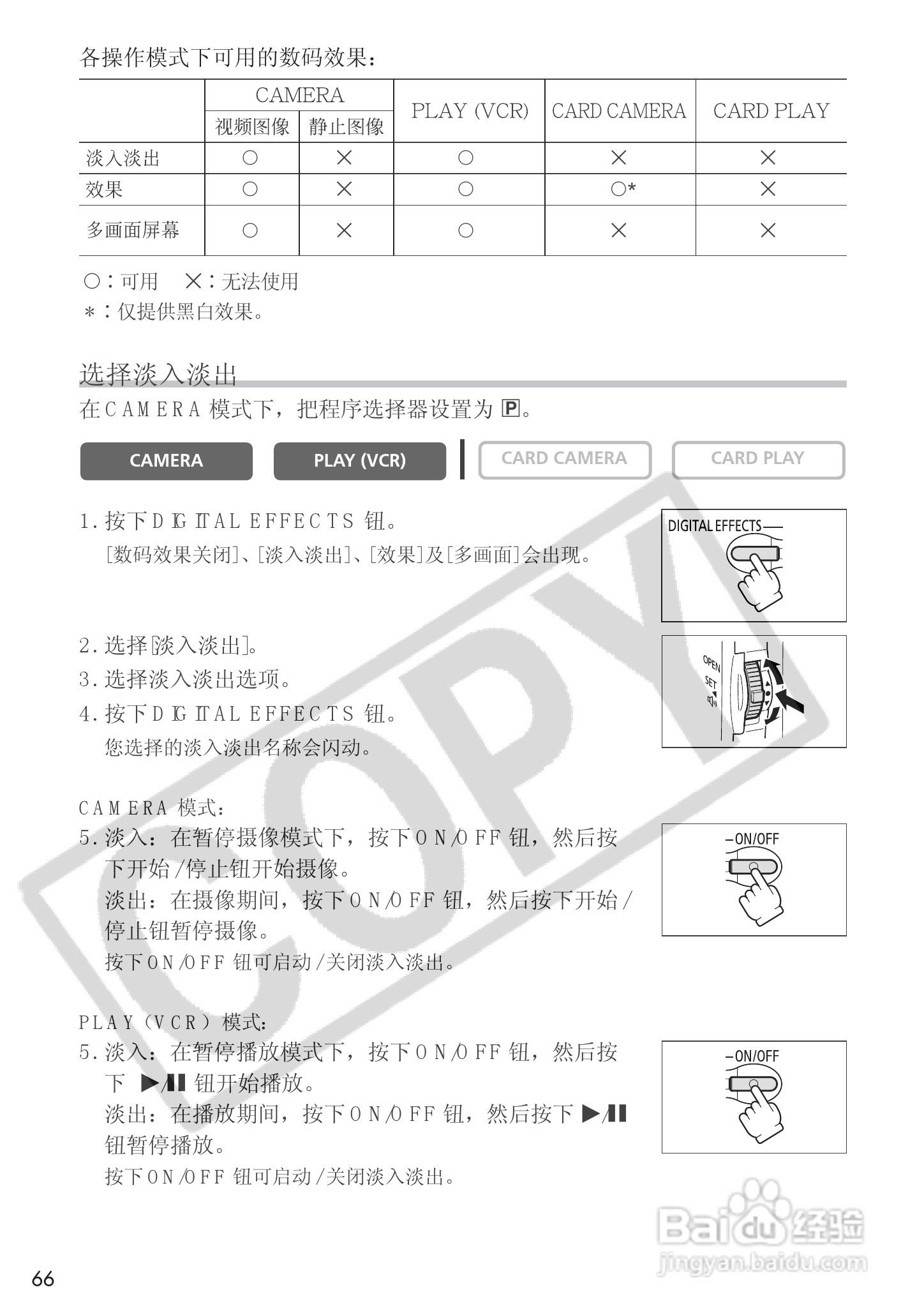 佳能MVX25i数码摄像机使用说明书:[7]