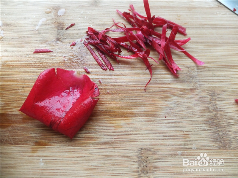 女人美白养颜之佳品—玫瑰花豆腐