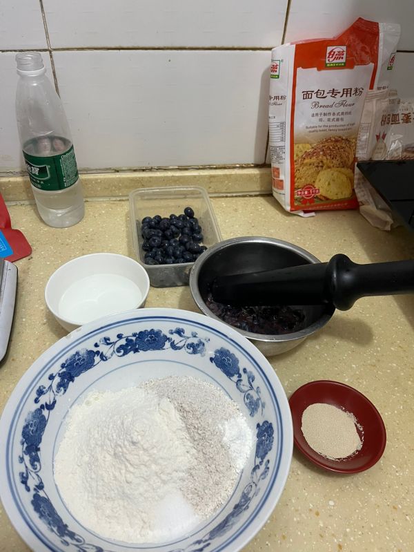 无油无糖蓝莓贝果
