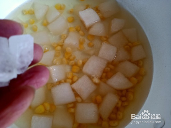 甜玉米梨子糖水