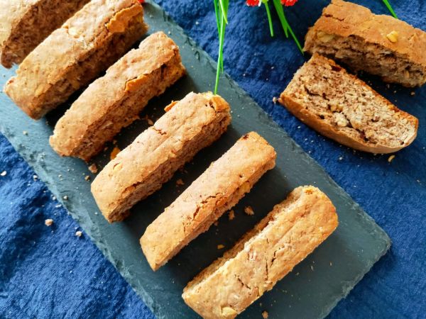 难度减脂可可燕麦意式脆饼