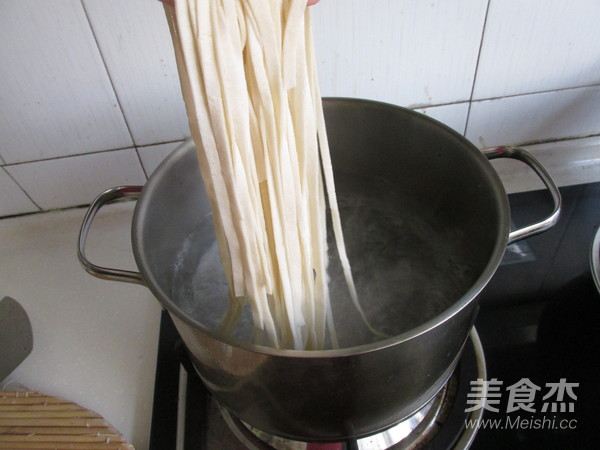 自制打卤手擀面