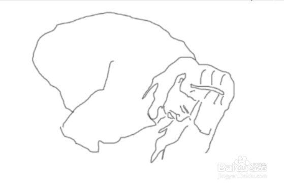 photoshop画挖红薯