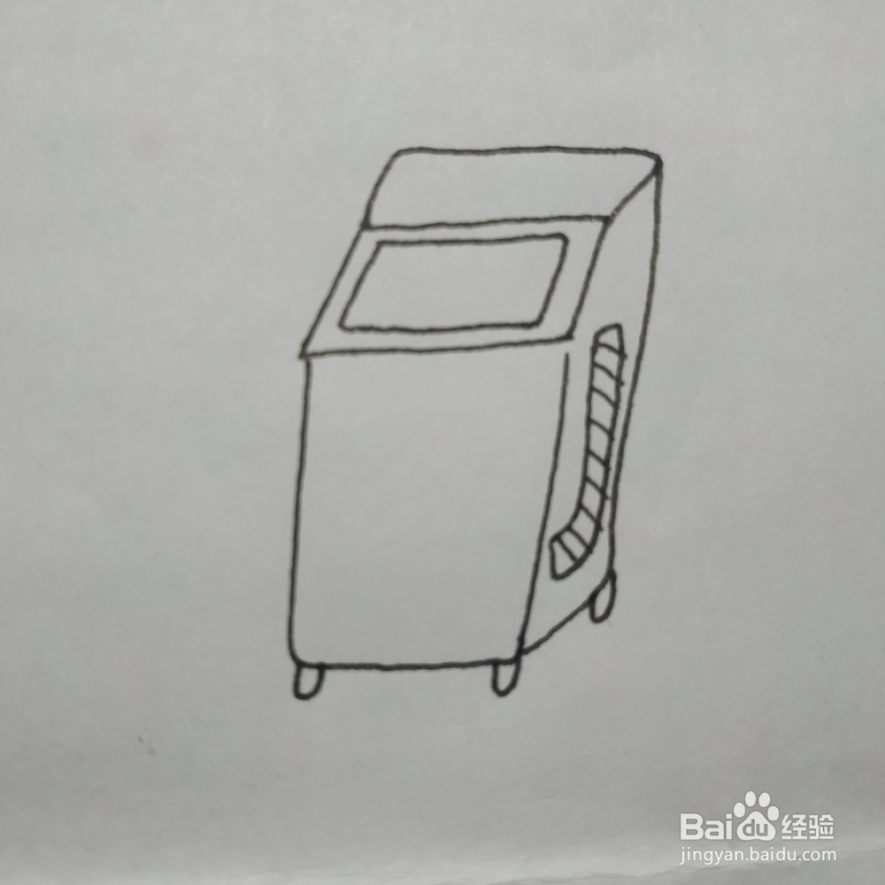 洗衣机的简笔画要怎么画